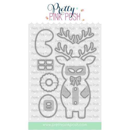 Pretty Pink Posh Reindeer Holder Die
