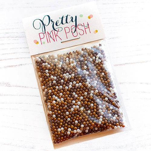 Pretty Pink Posh Chocolate Shaker Beads