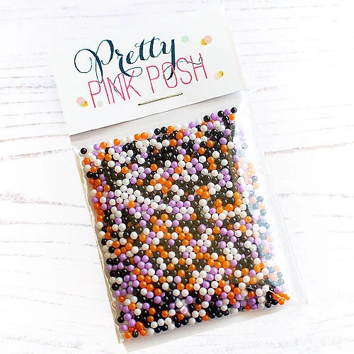 Pretty Pink Posh Boo to You Shaker Beads