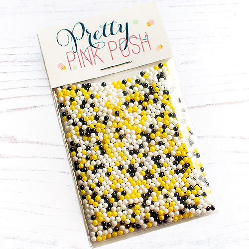 Pretty Pink Posh Bee Happy Shaker Beads