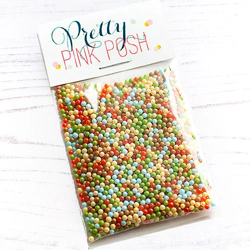 Pretty Pink Posh Woodland Wishes Shaker Beads