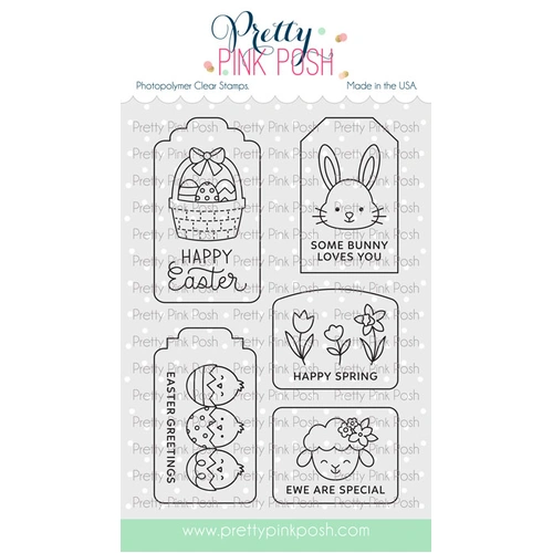 Pretty Pink Posh Easter Tags Stamp Set