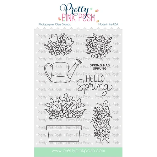 Pretty Pink Posh Spring Blooms Stamp Set