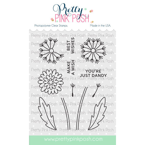 Pretty Pink Posh Dandelions Stamp Set