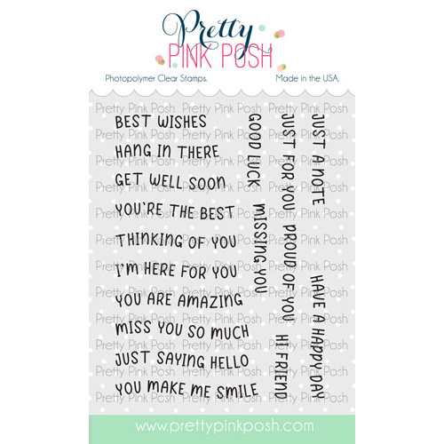 Pretty Pink Posh Everyday Banner Greetings Stamp Set