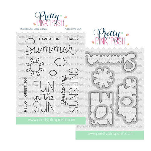 Pretty Pink Posh Happy Summer Stamp & Die Bundle