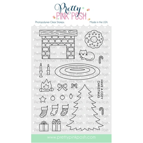 Pretty Pink Posh Cozy Christmas Stamp Set