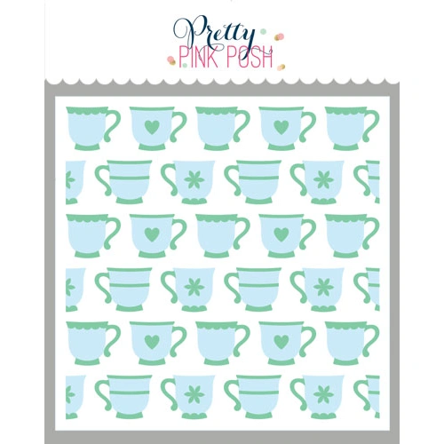 Pretty Pink Posh Layered Teacups (2pc)