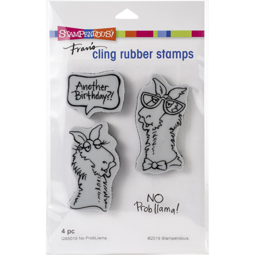 Stampendous Cling Stamp No Probllama
