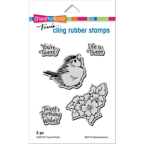 Stampendous Cling Stamp Tweet Birdie