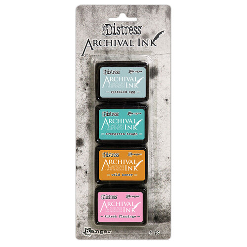 Tim Holtz Distress Mini Archival Ink Pads - Kit #4