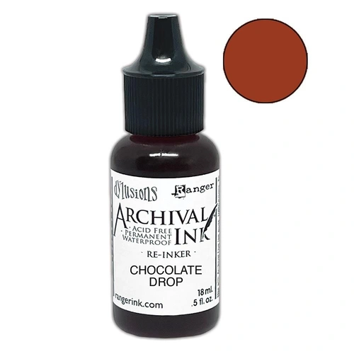 Dylusions Archival Reinker - Chocolate Drop