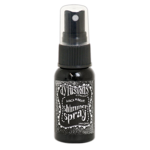 Dylusions Black Marble Shimmer Spray