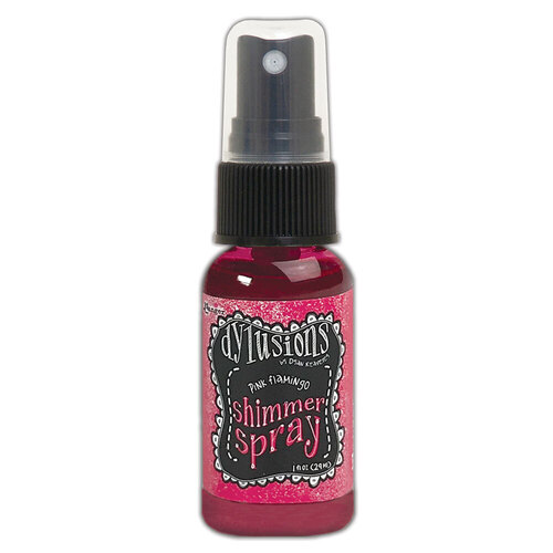 Dylusions Pink Flamingo Shimmer Spray
