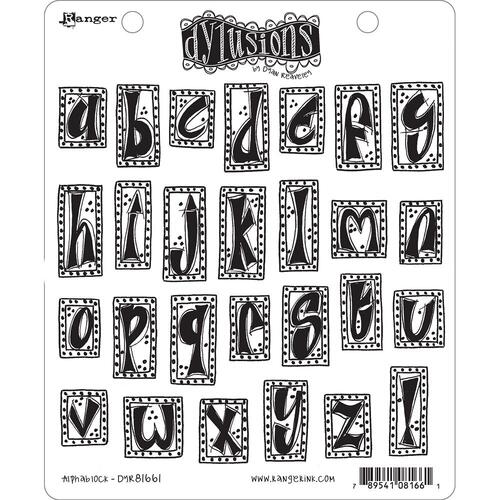 Dylusions Alphablock Stamp