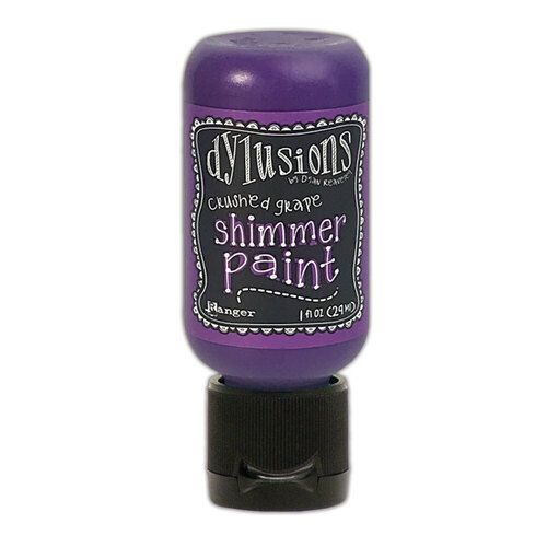 Dylusions Crushed Grape Shimmer Paint