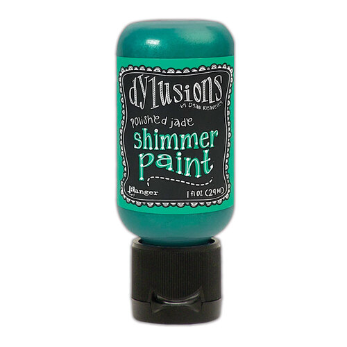 Dylusions Polished Jade Shimmer Paint