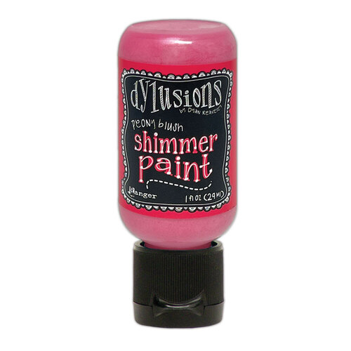 Dylusions Peony Blush Shimmer Paint