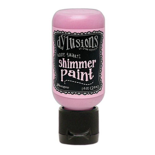 Dylusions Rose Quartz Shimmer Paint