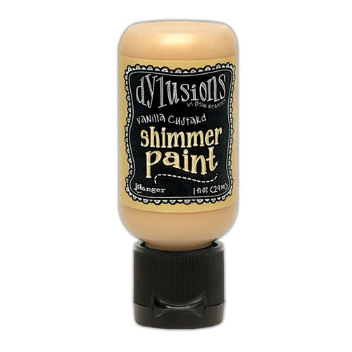 Dylusions Vanilla Custard Shimmer Paint