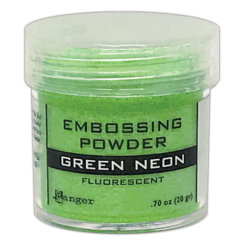 Ranger Green Neon Fluorescent Embossing Powder