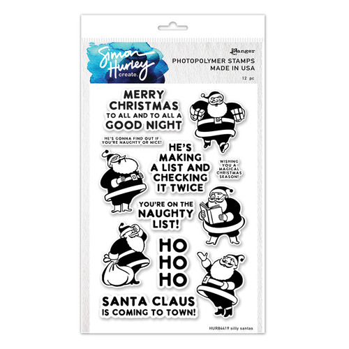 Simon Hurley create. Silly Santas Stamp