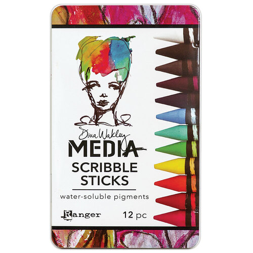 Dina Wakley MEdia Scribble Sticks Set #1