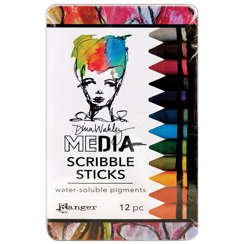 Dina Wakley MEdia Scribble Sticks Set #2