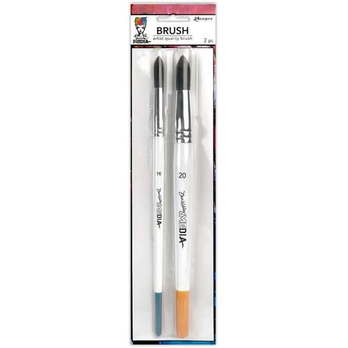 Dina Wakley MEdia #16 & #20 Round Brush Set