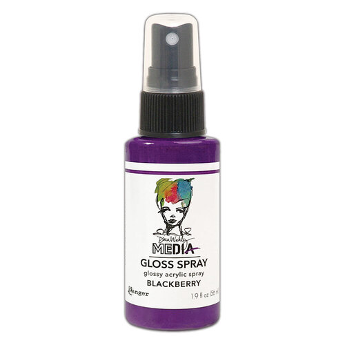Dina Wakley MEdia Blackberry Gloss Spray