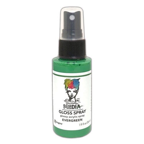 Dina Wakley MEdia Evergreen Gloss Spray