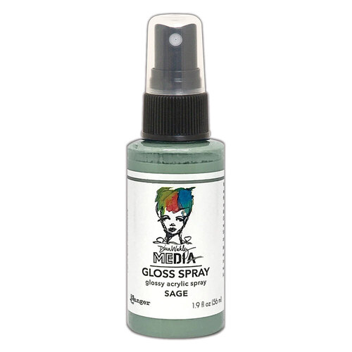 Dina Wakley MEdia Sage Gloss Spray