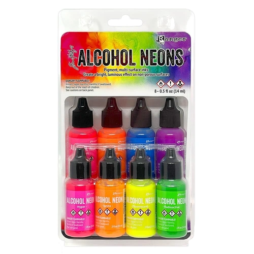 Tm Holtz Alcohol Ink Kit - Neons 8pk