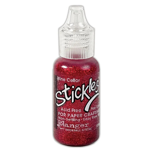 Ranger Stickles Glitter Glue - Wine Cellar 