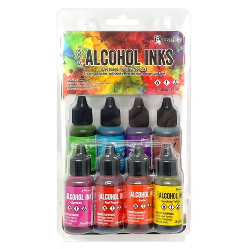 Tim Holtz Alcohol Ink Kit - Bright Spectrum 8pk