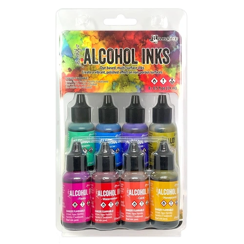Tim Holtz Alcohol Ink Kit - Retro Spectrum 8pk