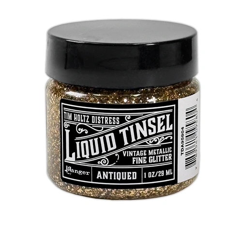Tim Holtz Distress Liquid Tinsel - Antiqued Fine