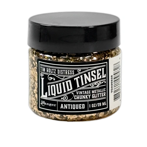 Tim Holtz Distress Liquid Tinsel - Antiqued Chunky