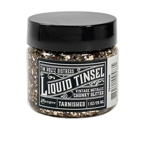 Tim Holtz Distress Liquid Tinsel - Tarnished Chunky