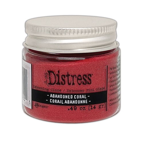 Tim Holtz Abandoned Coral Distress Embossing Glaze