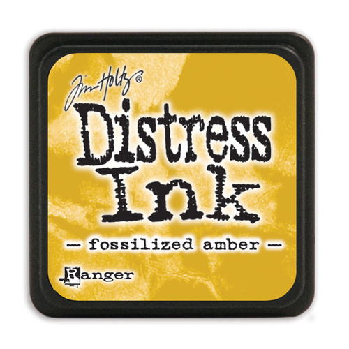 Tim Holtz Distress Mini Ink Pad - Fossilized Amber