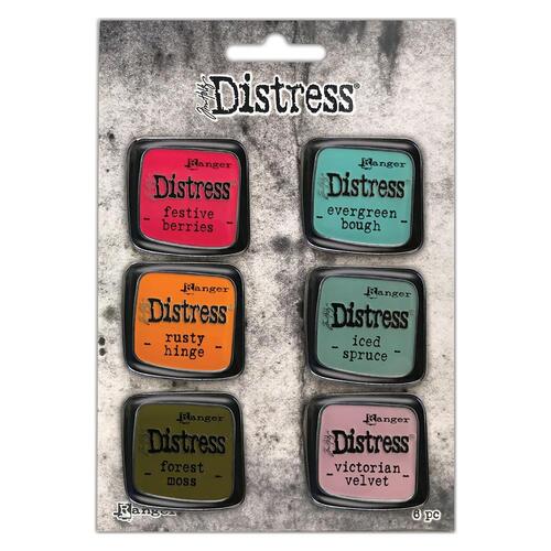 Tim Holtz Distress Enamel Collector Pin Set #9