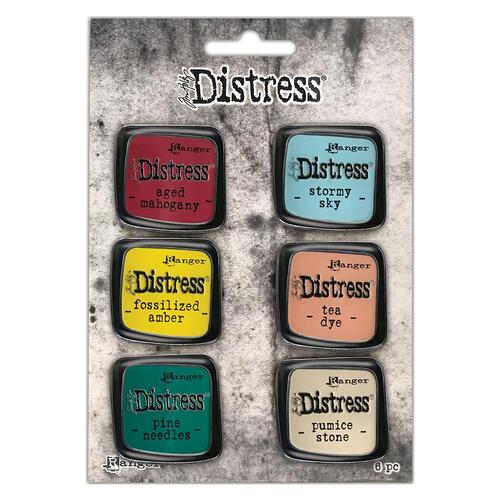 Tim Holtz Distress Enamel Collector Pin Set #10