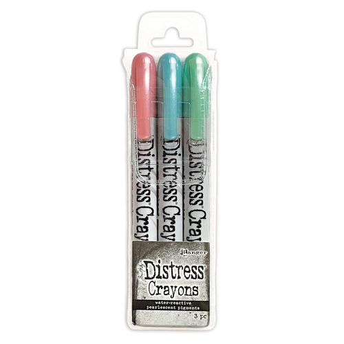 Tim Holtz Distress Holiday Pearl Crayons Set #6