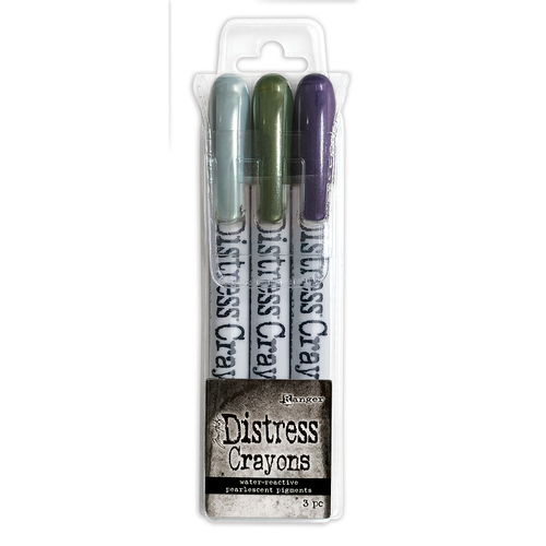 Tim Holtz Distress Halloween Pearl Crayon Set 6