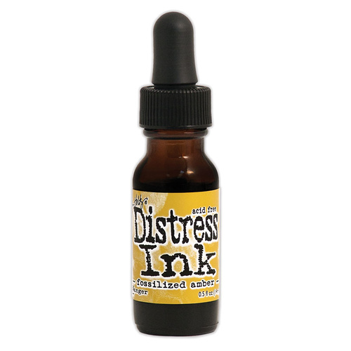 Tim Holtz Distress Reinker - Fossilized Amber 