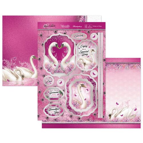 Hunkydory Rose Quartz Dreams Luxury Topper Set Wishes on Wings
