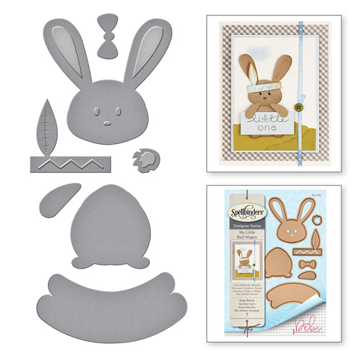 Spellbinders Shapeabilities Die My Little Red Wagon Some Bunny by Debi Adams