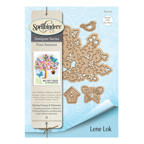 Spellbinders Four Seasons Shapeabilities Die Spring Canopy & Elements by Lene Lok