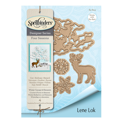 Spellbinders Four Seasons Shapeabilities Die Winter Canopy & Elements by Lene Lok